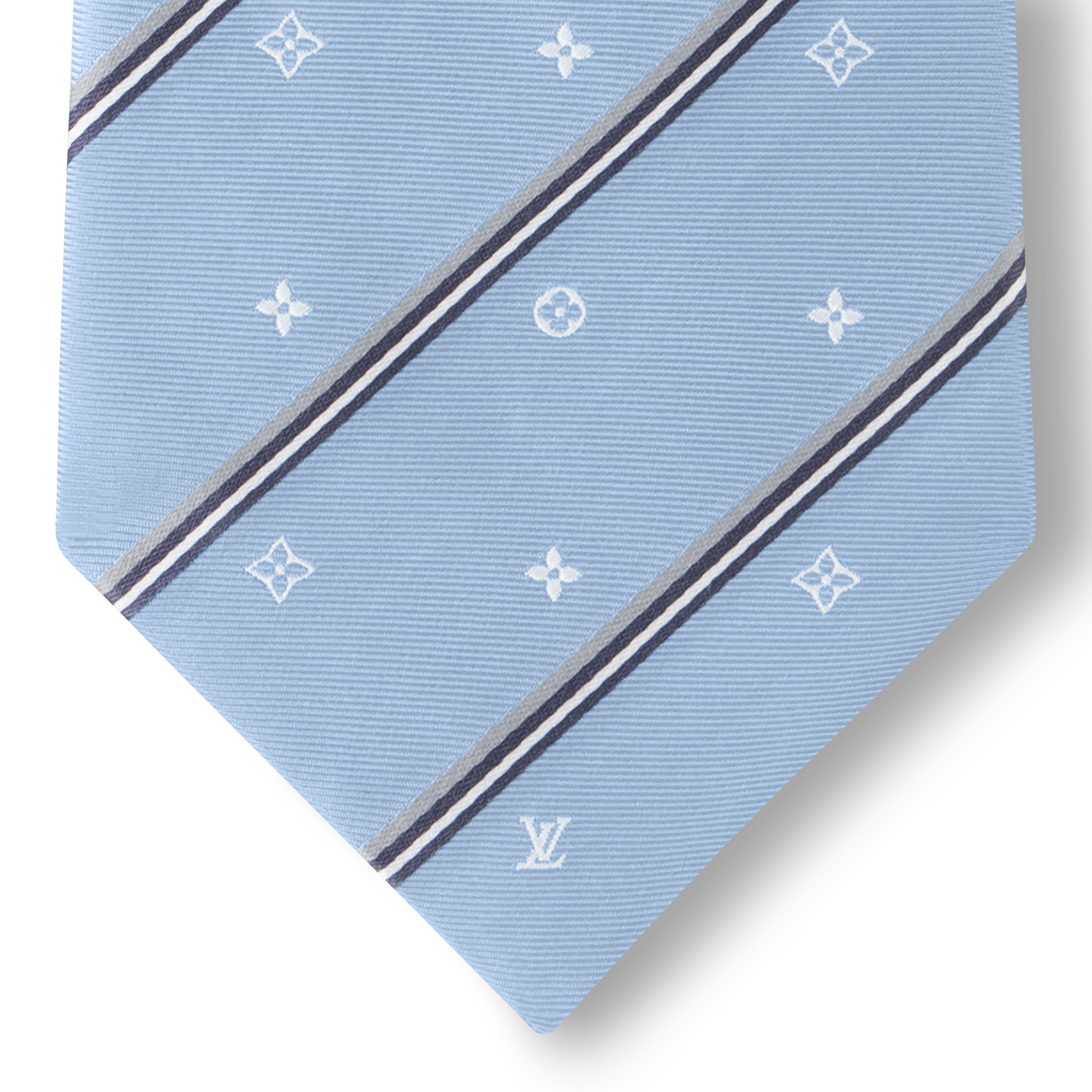 Monogram Stripes Tie S00 in Men's Accessories Ties and Pocket Squares collections by Louis Vuitton (Product zoom)
